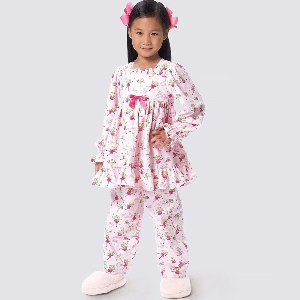 Simplicity Sewing Pattern‎ 9204 10699 Girls Pajamas Nightclothes Size 3-8